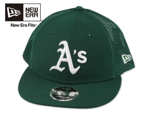 NEWERA �j���[�G�� 9FIFTY LOW PROFILE POLY TRUCKER CAP OAKLAND ATHLETICS DARK GREEN ���b�V���L���b�v �I�[�N�����h �A�X���`�b�N�X �_�[�N�O���[�� ���W���[���[�O 22898