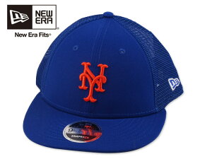 NEWERA �j���[�G�� 9FIFTY LOW PROFILE POLY TRUCKER CAP NEWYORK METS ROYAL ���b�V���L���b�v �j���[���[�N ���b�c ���C���� ���W���[���[�O 22898