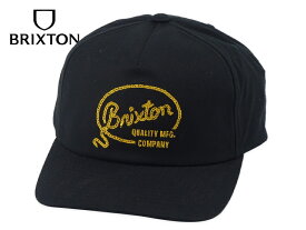 BRIXTON ブリクストン GALLATIN MP SNAPBACK CAP BLACK ギャラティン キャップ ブラック 22829