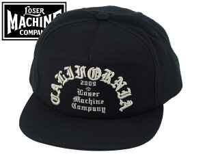LOSER MACHINE ���[�U�[�}�V�[�� FANATIC SNAPBACK BLACK �u���b�N 22791 [���[�U�[�}�V�� �X�P�{�[ �X�P�[�g �o�C�N]