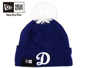 NEWERA �j���[�G�� MLB BATTING PRACTICE POMPOM BEANIE LOS ANGELES DODGERS BLUE �|���|���j�b�g ���T���[���X �h�W���[�X �u���[ 22575 [�����Y ���f�B�[�X �r�[�j�[]�y���z