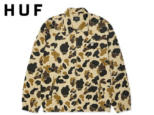 HUF �n�t SET MEGABLAST CAMO SHOP JACKET DUCK CAMO �V���b�v�W���P�b�g �_�b�N�J�� 22541 [�X�P�{�[ �X�P�[�g�{�[�h �����Y ���f�B�[�X]