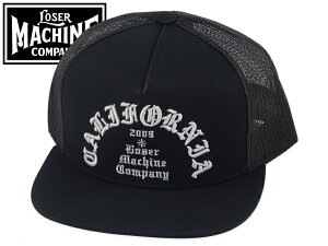 LOSER MACHINE ���[�U�[�}�V�[�� FANATIC MESHCAP BLACK ���b�V���L���b�v �u���b�N 22792 [���[�U�[�}�V�� �X�P�{�[ �X�P�[�g �o�C�N]
