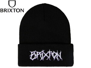 BRIXTON �u���N�X�g�� VOID HUNTER WATCH CAP BEANIE BLACK �r�[�j�[ �u���b�N 22613[�����Y ���f�B�[�X]