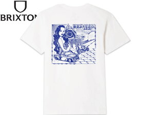 BRIXTON �u���N�X�g�� CISCO STD T-SHIRTS WHITE T�V���c �z���C�g 23081 [SKATE SK8 �X�P�{�[ �X�P�[�^�[]