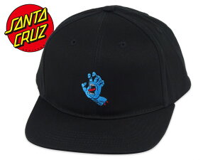 SANTA CRUZ �T���^�N���[�Y SCREAMING HAND SNAPBACK STRUCTURED CAP BLACK �X�i�b�v�o�b�N �u���b�N 23136 [SKATE SK8 �X�P�{�[ SUPREME]10P30Nov14