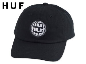 HUF �n�t WIDE ANGLE 6 PANEL CV CAP BLACK �L���b�v �u���b�N 23076 [�X�P�{�[ �X�P�[�g�{�[�h �����Y ���f�B�[�X]