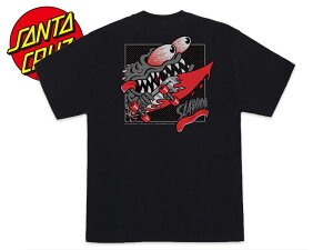 SANTA CRUZ �T���^�N���[�Y MEEK SLASHER BOX MIDWEIGHT T SHIRT BLACK �~�[�N�X���b�V���[ T�V���c �u���b�N 23128 [���� SKATE SK8 �X�P�{�[]10P30Nov14