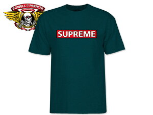POWELL PERALTA �p�E�G���E�y�����^ Supreme T-SHIRTS MIDNIGHT TEAL �V���v���[�� T�V���c �~�b�h�i�C�g�e�B�[�� 17629 22669 23213 [���� SKATE SK8 �X�P�{�[ SUPREME]