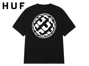 HUF �n�t WIDE ANGLE T-SHIRTS BLACK T�V���c �u���b�N 23058 [�T�b�J�[ ���[���h�J�b�v �X�P�{�[ �X�P�[�g�{�[�h �����Y ���f�B�[�X]