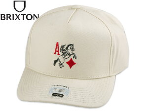 BRIXTON �u���N�X�g�� ACES C NP HP SNAPBACK WHITE CAP �X�i�b�v�o�b�N�L���b�v �A�C�{���[ 22950