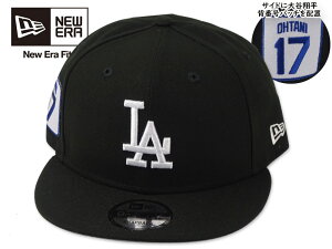 NEWERA �j���[�G�� 9FIFTY LOS ANGELES DODGERS 950 OHTANI 17 BLACK/WHITE ���X�G���[���X �h�W���[�X ��J�ĕ� 17�� �u���b�N/�z���C�g 21637�@21801