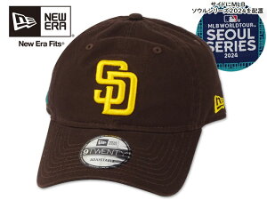 NEWERA �j���[�G�� 9TWENTY SANDIEGO PADRES 920 MLB SEOUL SERIES BROWN �T���f�B�G�S �p�h���X �\�E���V���[�Y �u���E�� 21743 [���W���[���[�O �僊�[�O MAJORLEAGUE �����Y ���f�B�[�X]