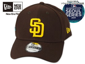 NEWERA ニューエラ 9FORTY SANDIEGO PADRES 940 MLB SEOUL SERIES BROWN サンディエゴ パドレス ソウルシリーズ ブラウン 21744 [メジャーリーグ 大リーグ MAJORLEAGUE メンズ レディース]