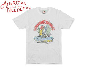 AMERICAN NEEDLE �A�����J���j�[�h�� THE ROLLING STONES VINTAGE FADE BRASS TACKS T-SHIRT WHITE ���[�����O�X�g�[���Y T�V���c �z���C�g 22151 [�o���hT �����Y ���f�B�[�X]