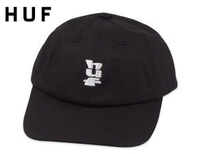 HUF �n�t SET MEGABLAST 6 PANEL CV CAP BLACK 6�p�l���L���b�v �u���b�N 22170 [�X�P�{�[ �X�P�[�g�{�[�h �����Y ���f�B�[�X]