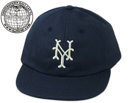 COOPERSTOWN BALL CAP クーパーズタウンボールキャップ 1947 NEWYORK CUBANS COTTON BALL CAP NAVY ニューヨーク・キューバンズ コットンボールキャップ ネイビー 21600 [メンズ レディース ハット]