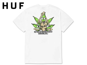 HUF×CYPRESS HILL �n�t×�T�C�v���X�E�q�� TRIANGLE T-SHIRTS WHITE�g���C�A���O�� �z���C�g 21843 [�X�P�{�[ �X�P�[�g�{�[�h �����Y ���f�B�[�X]