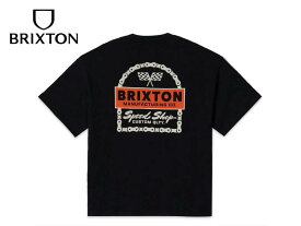 BRIXTON ブリクストン DRAYTON HEAVYWEIGHT RELAXED T-SHIRTS BLACK ヘビーウェイト Tシャツ ブラック 22180