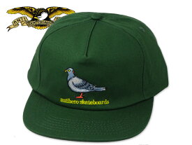 ANTIHERO アンタイヒーロー LIL PIGEON S.B CAP FOREST GREEN リル ピジョン キャップ フォレストグリーン 21687