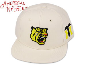 AMERICAN NEEDLE AJj[h BLOCK HEAD 2.0-HANSHIN TIGERS IVORY _^CK[X Lbv AC{[ 22138 [2025 NPB Y fB[X]