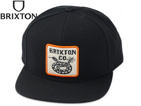 BRIXTON ブリクストン HOMER MP SNAPBACK BLACK キャップ ブラック 21709 [ストラップバック メンズ レディース BB CAP]