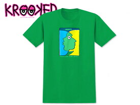 KROOKED クルキッド FREEK SHOW T-SHIRTS IRISH GREEN Tシャツ アイリッシュグリーン 21663[GONZ ゴンズ スケボー クルックド] 10P05Sep15