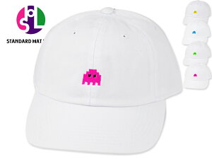 STANDARD HAT LABO �X�^���_�[�h�n�b�g���{ PIXEL ALIEN A TYPE CAP WHITE �s�N�Z�� �G�C���A�� A�^�C�v �L���b�v �z���C�g 21869 [�����Y ���f�B�[�X 8BIT 8�r�b�g DOT �h�b�g]