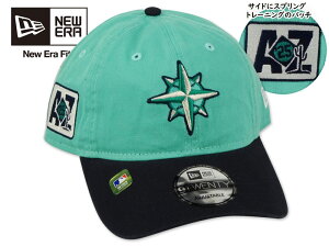 NEWERA �j���[�G�� 9TWENTY MLB25 SPRING TRAINING CAP SEATTLE MARINERS TURQUOISE/NAVY �X�v�����O �g���[�j���O �L���b�v �V�A�g�� �}���i�[�Y �^�[�R�C�Y/�l�C�r�[ ���W���[���[�O 22140