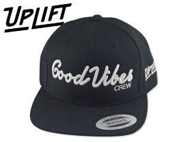 ☆UP LIFT【アップリフト】GVC SNAPBACK CAP BLACK スナップバック ブラック 17584 [メンズ レディース] 10P07Nov15