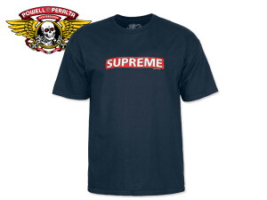 POWELL PERALTA �p�E�G���E�y�����^ Supreme T-SHIRTS NAVY �V���v���[�� T�V���c �l�C�r�[ 17629 23213 [���� SKATE SK8 �X�P�{�[ SUPREME]10P30Nov14