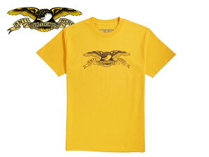 ��ANTIHERO�y�A���^�C�q�[���[�zBasic Eagle T-Shirt Gold/Black �S�[���h/�u���b�N T�V���c 16595�y���[���֑Ή��z [���� SKATE SK8 �X�P�{�[ �A���`�q�[���[ SUPREME]10P30Nov14