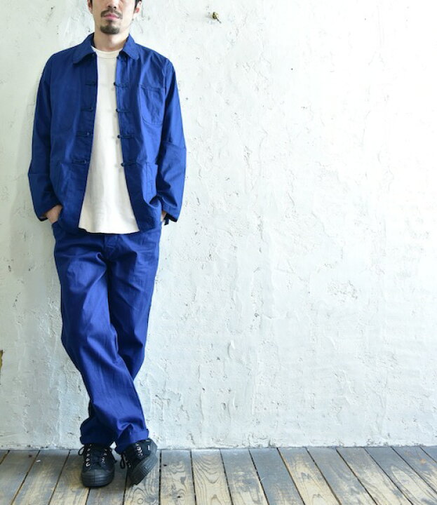 楽天市場】フレンチチャイナワークセットアップ ネイビー DEAD STOCK 