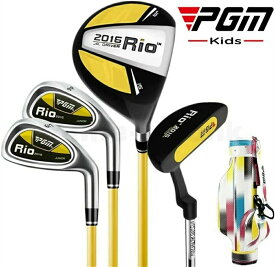 PGM規格品 ウェッジ PGM ジュニアゴルフクラブ リオゴルフクラブ コンプリートセット 子供用 子供用 ユースゴルフクラブ 4ピース スタンドバッグ付き 男の子 女の子 テーラーメイド ゴルフ JRTG004
