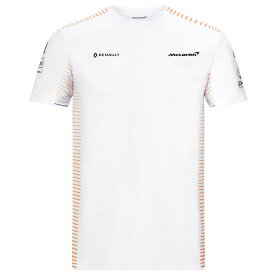 ★送料無料★Mclaren F1 Team Tee ホワイト マクラーレン オフィシャル Tシャツ 半袖