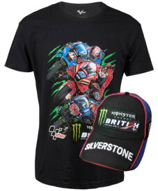 ★送料無料♪お得なキャップとTシャツセット★Monster Energy British Grand Prix Silverstone Cap and T-shirt モンスター シルバーストーン ベースボールキャップ Tシャツ 帽子 キャップ 2022