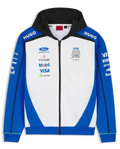 �������� Visa Cash App Red Bull Racing Bulls Team HUGO Teamwear Sweatshirt Jacket ���b�h�u���[ ���[�V���O�u���Y �W�b�v�A�b�v �p�[�J�[ �X�E�F�b�g �W���P�b�g