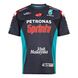 ★送料無料★Yamaha Petronas Official Team All Over Print T-shirt ヤマハ ペトロナス Tシャツ 半袖 ブラック