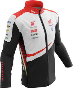 ������������LCR Honda Team Softshell jacket �z���_ �I�t�B�V���� �\�t�g�V�F�� �W���P�b�g �A�E�^�[ �z���C�g/�u���b�N