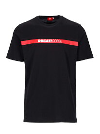 Ducati Corse Official Stripe T-Shirt ドゥカティ オフィシャル ストライプ Tシャツ 半袖 ブラック