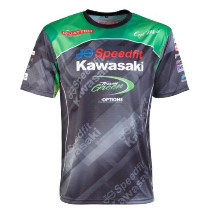 楽天市場】☆送料無料☆Kawasaki SPEEDFIT JG Team All Over Print Tee 