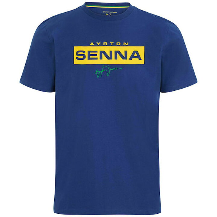 楽天市場】☆送料無料☆Ayrton Senna Official Blue T-Shirt 