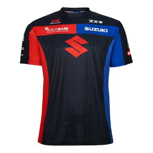 ������������Suzuki Buildbase Team Print T-Shirt �X�Y�L �I�t�B�V���� T�V���c ���� �u���b�N