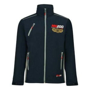 ������������North West 200 Official Navy Blue Softshell Jacket �m�[�X�E�G�X�g200 �I�t�B�V���� �\�t�g�V�F�� �W���P�b�g �l�C�r�[