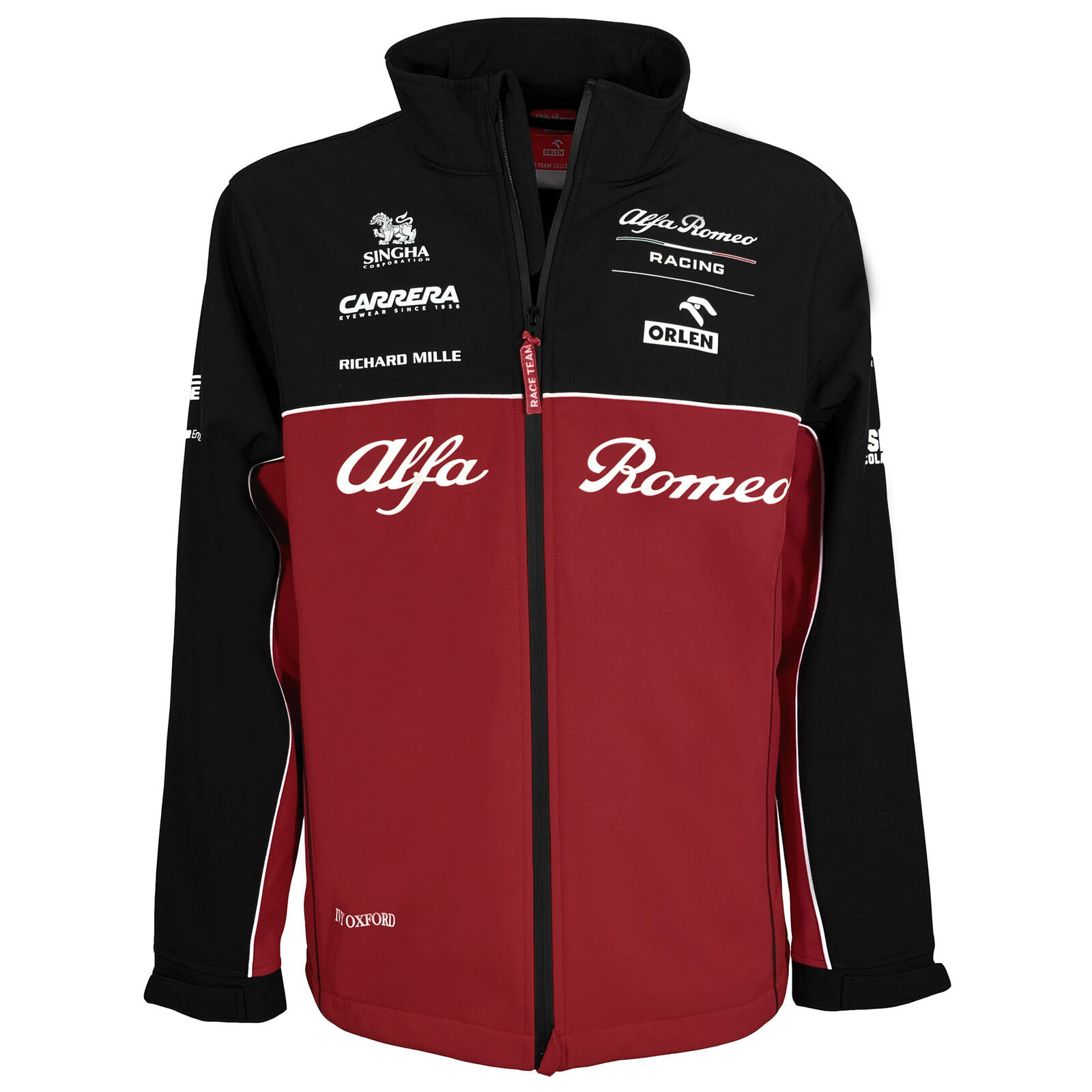 ★送料無料★Alfa Romeo Racing F1 Team Official Jacket アルファロメオ ジャンパー ジャケット  トラックジャケット ジャージ ブラック | SUN RISE BEACH