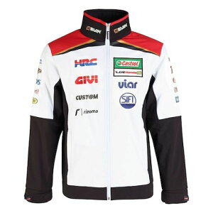 ������������LCR Honda Team Softshell jacket �z���_ �I�t�B�V���� �\�t�g�V�F�� �W���P�b�g �A�E�^�[ �z���C�g