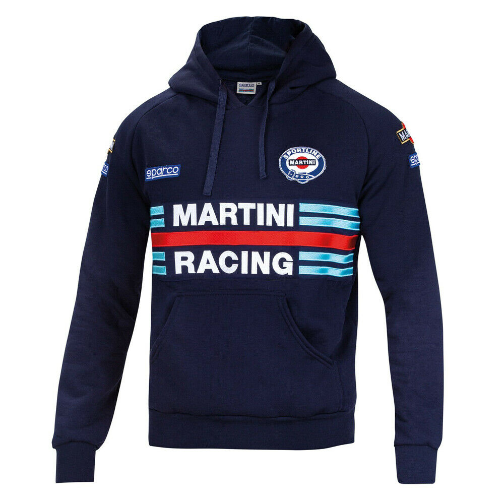 ★送料無料★Sparco Martini Racing Hoody マルティーニ プルオーバー パーカー ブルー