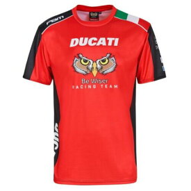 PBM Be Wiser Ducati Team T-shirt ドゥカティ オフィシャル Tシャツ 半袖 レッド