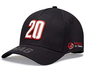 Haas F1 Racing Team formula One CAP Kevin Magnussen 20 ハース キャップ 帽子 ブラック ケビン・マグヌッセン