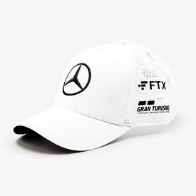 Mercedes AMG Lewis Hamilton Driver Trucker Cap ベンツ ルイス ハミルトン キャップ 帽子 ホワイト